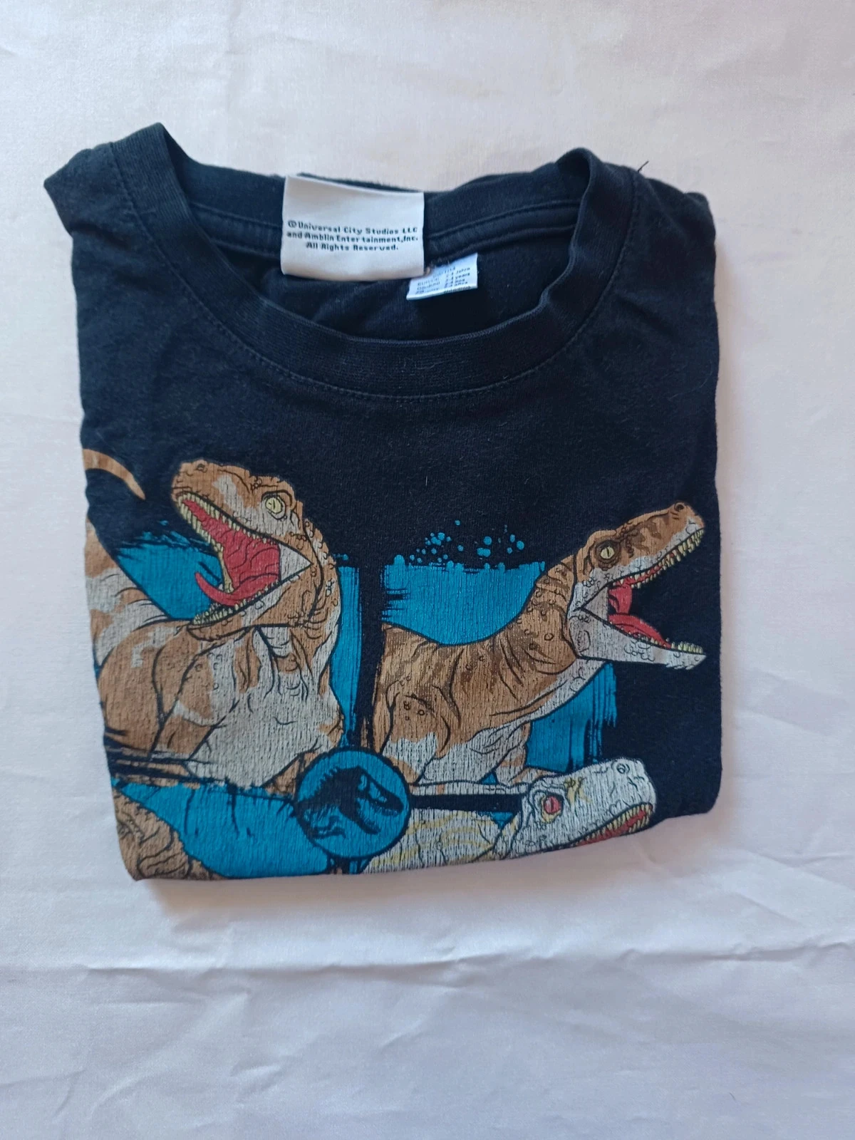 Tee shirt dinausore 2/4 ans